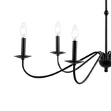 Wicklow 34.75" Bohemian Farmhouse Iron LED Chandelier