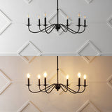 Wicklow 34.75" Bohemian Farmhouse Iron LED Chandelier