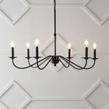 Wicklow 34.75" Bohemian Farmhouse Iron LED Chandelier