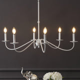 Wicklow 34.75" Bohemian Farmhouse Iron LED Chandelier