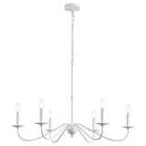 Wicklow 34.75" Bohemian Farmhouse Iron LED Chandelier
