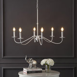 Wicklow 34.75" Bohemian Farmhouse Iron LED Chandelier