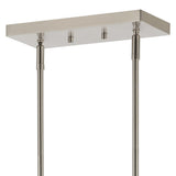 Julian 33.5" Farmhouse Bohemian Iron/Glass Linear LED Pendant - JONATHAN Y