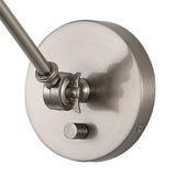 Cowie 8" Iron/Glass Adjustable LED Wall Sconce - JONATHAN Y