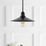 Cade 34.25" Metal Farmhouse Industrial LED Pendant