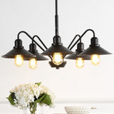 Cade 34.25" Metal Farmhouse Industrial LED Pendant - JONATHAN Y