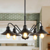 Cade 34.25" Metal Farmhouse Industrial LED Pendant - JONATHAN Y