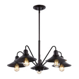Cade 34.25" Metal Farmhouse Industrial LED Pendant - JONATHAN Y