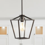 Grace Industrial Farmhouse LED Pendant - JONATHAN Y