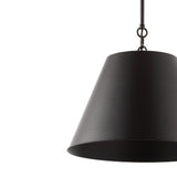 Harper Industrial Farmhouse Iron LED Pendant - JONATHAN Y