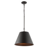 Harper Industrial Farmhouse Iron LED Pendant - JONATHAN Y