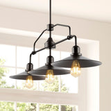 Cade 34.25" Metal Farmhouse Industrial LED Pendant