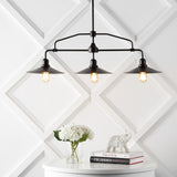 Cade 34.25" Metal Farmhouse Industrial LED Pendant