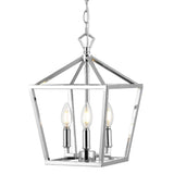 Iris 10" Iron Classic Modern Lantern LED Pendant - JONATHAN Y