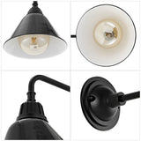 Croydon 9.63" Farmhouse Industrial Indoor/Outdoor Iron LED Gooseneck Arm Outdoor Sconce - JONATHAN Y