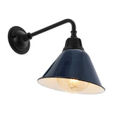 Croydon 9.63" Farmhouse Industrial Indoor/Outdoor Iron LED Gooseneck Arm Outdoor Sconce - JONATHAN Y
