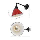 Croydon 9.63" Farmhouse Industrial Indoor/Outdoor Iron LED Gooseneck Arm Outdoor Sconce