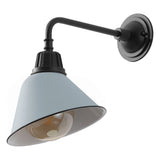 Croydon 9.63" Farmhouse Industrial Indoor/Outdoor Iron LED Gooseneck Arm Outdoor Sconce