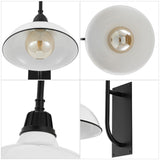 Stanley 12.25" Farmhouse Industrial Indoor/Outdoor Iron LED Gooseneck Arm Outdoor Sconce