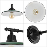 Bonner 12" Farmhouse Industrial Indoor/Outdoor Iron LED Victorian Arm Outdoor Sconce