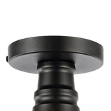 Camila 14" Classic Industrial Indoor/Outdoor Iron LED Semi Flush Mount