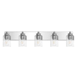 Irving Seeded Glass/Iron Modern Contemporary LED Vanity Light