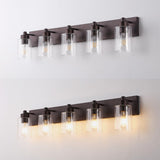 Irving Seeded Glass/Iron Modern Contemporary LED Vanity Light