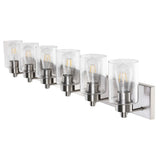 Irving Seeded Glass/Iron Modern Contemporary LED Vanity Light
