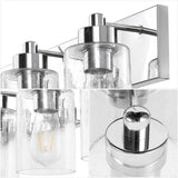 Irving Seeded Glass/Iron Modern Contemporary LED Vanity Light