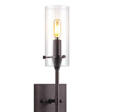 Cato Bohemian Farmhouse Iron/Glass LED Vanity - JONATHAN Y