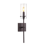 Cato Bohemian Farmhouse Iron/Glass LED Vanity - JONATHAN Y