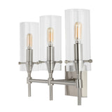 Cato Bohemian Farmhouse Iron/Glass LED Vanity