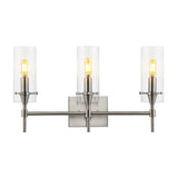 Cato Bohemian Farmhouse Iron/Glass LED Vanity