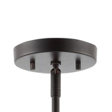 Amoros 27.25" Modern Mid-Century Iron LED Chandelier - JONATHAN Y