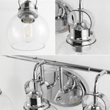 Shirley Metal/ Bubbled Glass Vanity Light