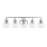 Shirley Metal/ Bubbled Glass Vanity Light