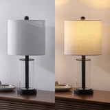 Amner 20.5" Glass Modern Contemporary Fillable Glass LED Table Lamp
