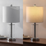 Amner 20.5" Glass Modern Contemporary Fillable Glass LED Table Lamp