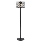 Elizabeth 60" Crystal/Metal LED Floor Lamp - JONATHAN Y