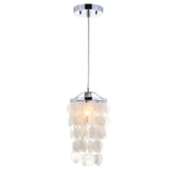 Cayla 7" Seashell LED Pendant Pendant - JONATHAN Y