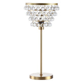 Buckingham 25" Crystal/Metal Table Lamp - JONATHAN Y