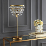 Buckingham 25" Crystal/Metal Table Lamp - JONATHAN Y