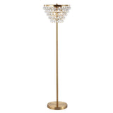Jemma 60" Crystal/Metal LED Floor Lamp - JONATHAN Y