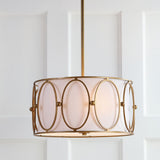 Violetta 19" Metal LED Pendant - JONATHAN Y