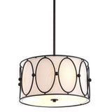 Violetta 19" Metal LED Pendant - JONATHAN Y