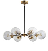 Caleb 28" Brass Cluster Pendant - JONATHAN Y