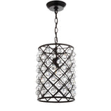 Gabrielle Crystal/Metal LED Pendant - JONATHAN Y