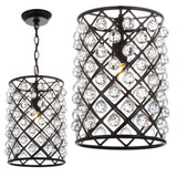 Gabrielle Crystal/Metal LED Pendant