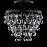 Toronto Metal/Crystal LED Flush Mount - JONATHAN Y