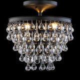 Toronto Metal/Crystal LED Flush Mount - JONATHAN Y